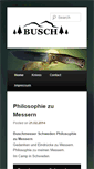 Mobile Screenshot of buschknives.com